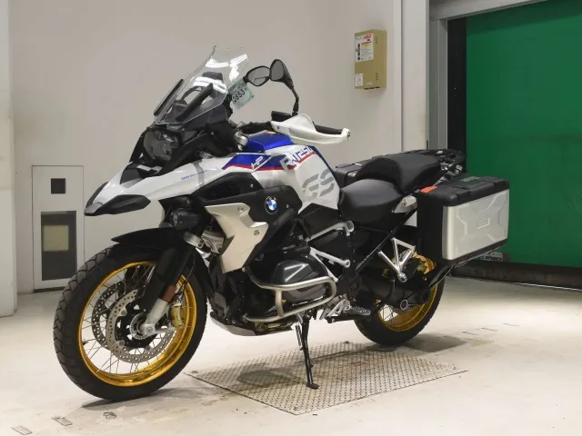 BMW R1250Gs 2020, белый, красный, синий, фото 4