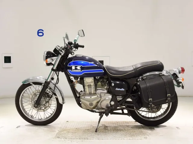 Kawasaki Estrella, синий, фото 2