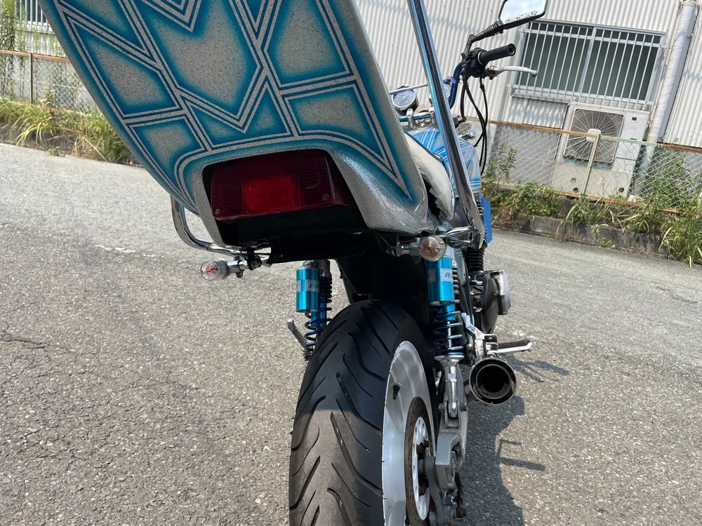 Suzuki GSX400 Impulse 1996, silver / blue lame, фото 6