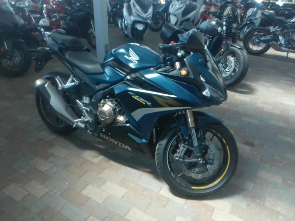 Honda CB400X 2022, navy blue / blue, фото 5