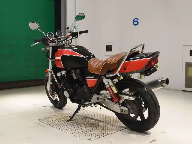 Suzuki GSX400 Impulse 1996, красный, чёрный, фото 6