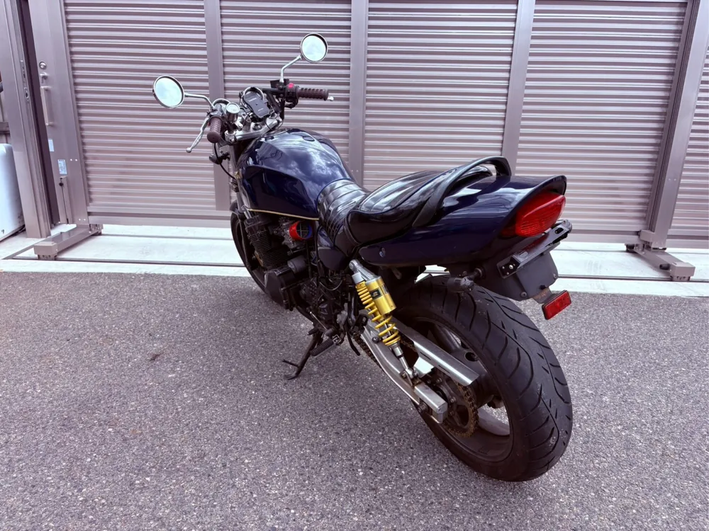 Suzuki Inazuma 400 2005, navy blue, фото 5