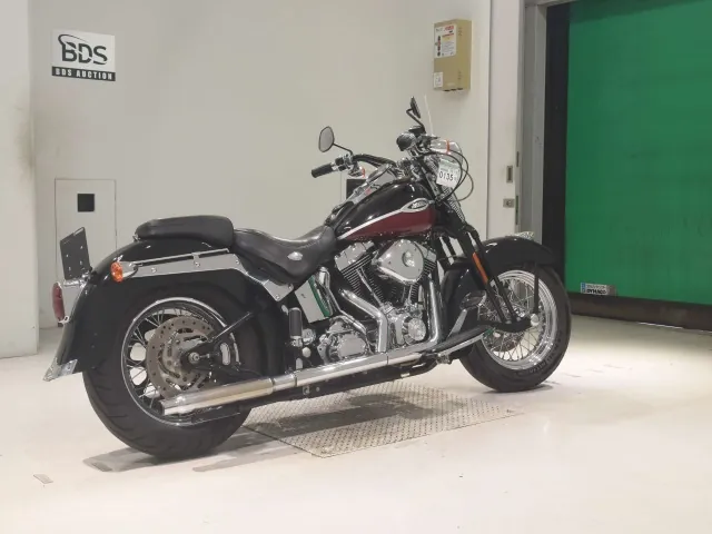 Harley-Davidson FLSTSC1450 2005, red | black, фото 5