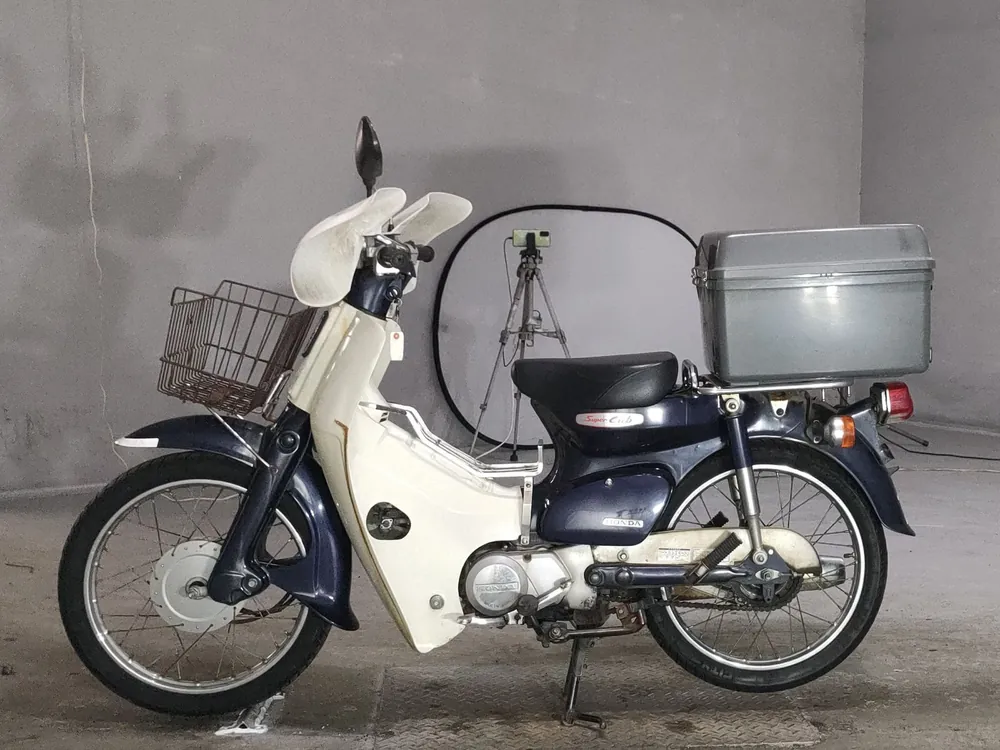 Honda Super Cub, синий, фото 2
