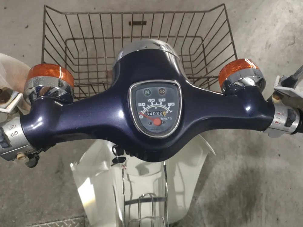 Honda Super Cub, синий, фото 5