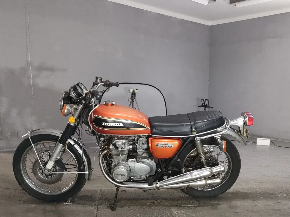 Honda Cb550, оранжевый, фото 2
