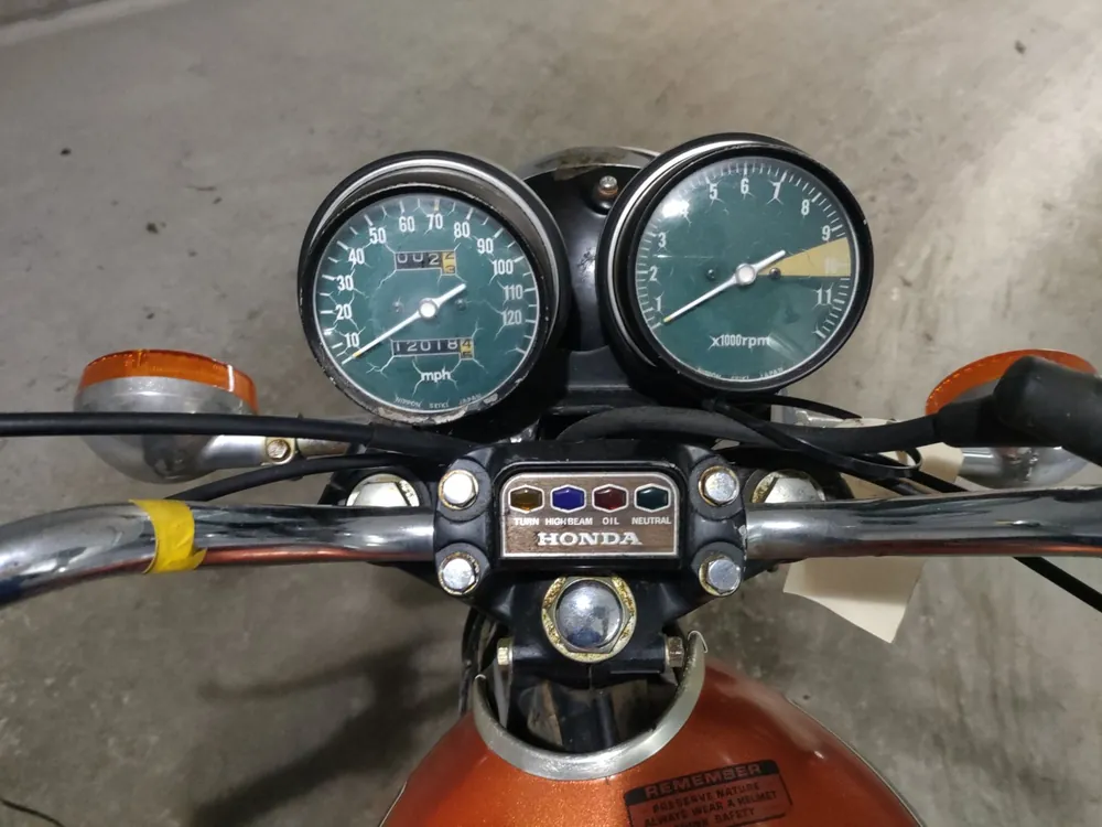 Honda Cb550, оранжевый, фото 5