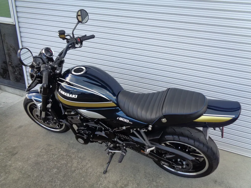Kawasaki Z900RS 2022, синий, фото 20