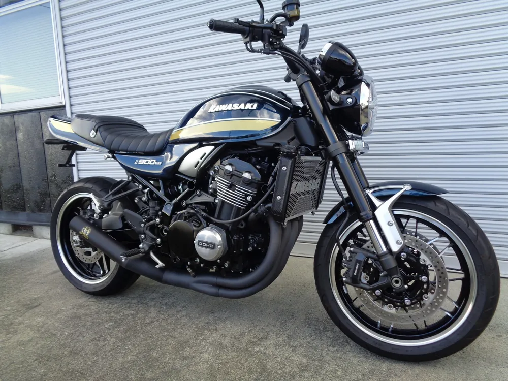 Kawasaki Z900RS 2022, синий, фото 4
