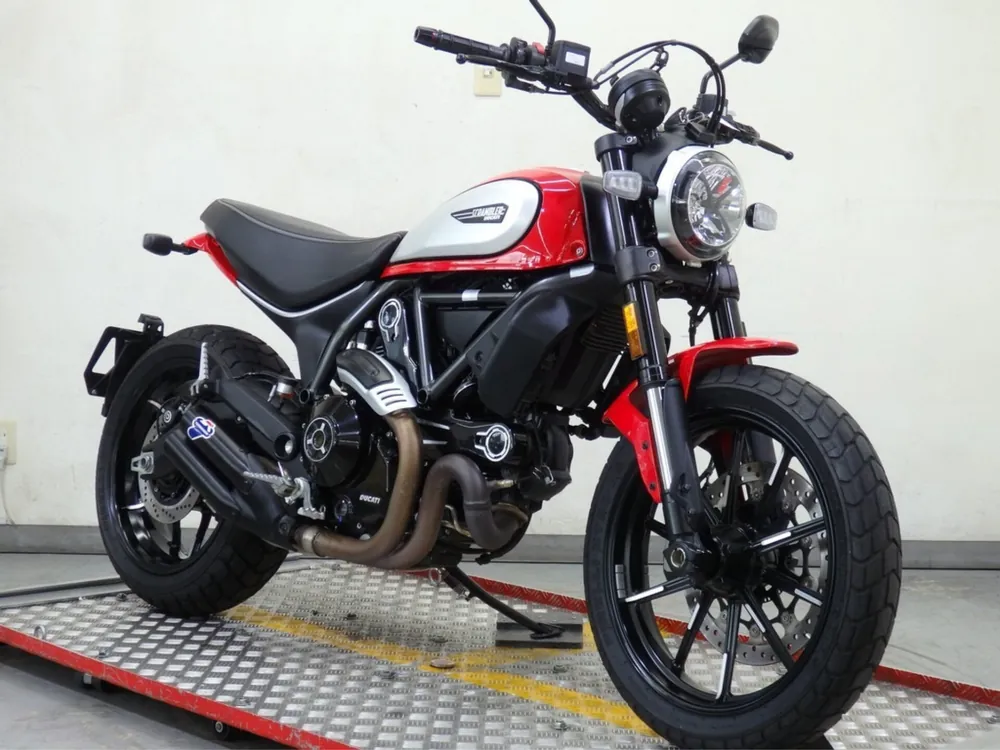 Ducati Scrambler Night Shift 2022, red/silver, фото 3