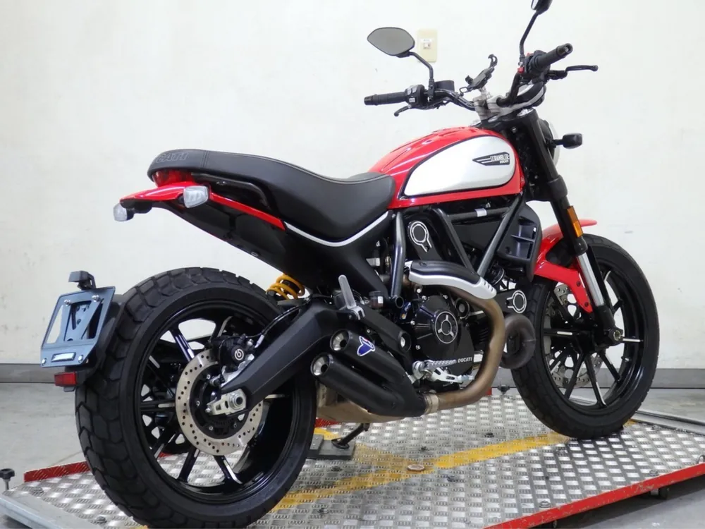 Ducati Scrambler Night Shift 2022, red/silver, фото 7