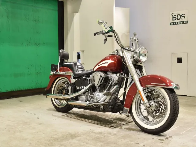 Harley-Davidson FLST1450 2006, красный, фото 3