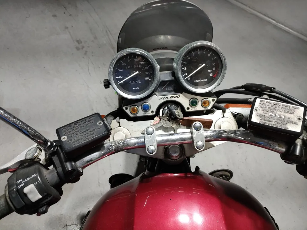 Yamaha XJR1200 1994, красный, фото 5
