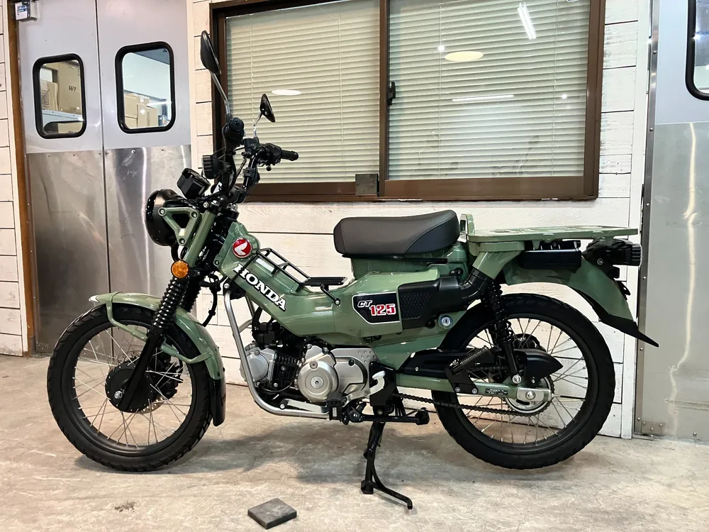 Honda CT125 Hunter Cub, зелёный, фото 2