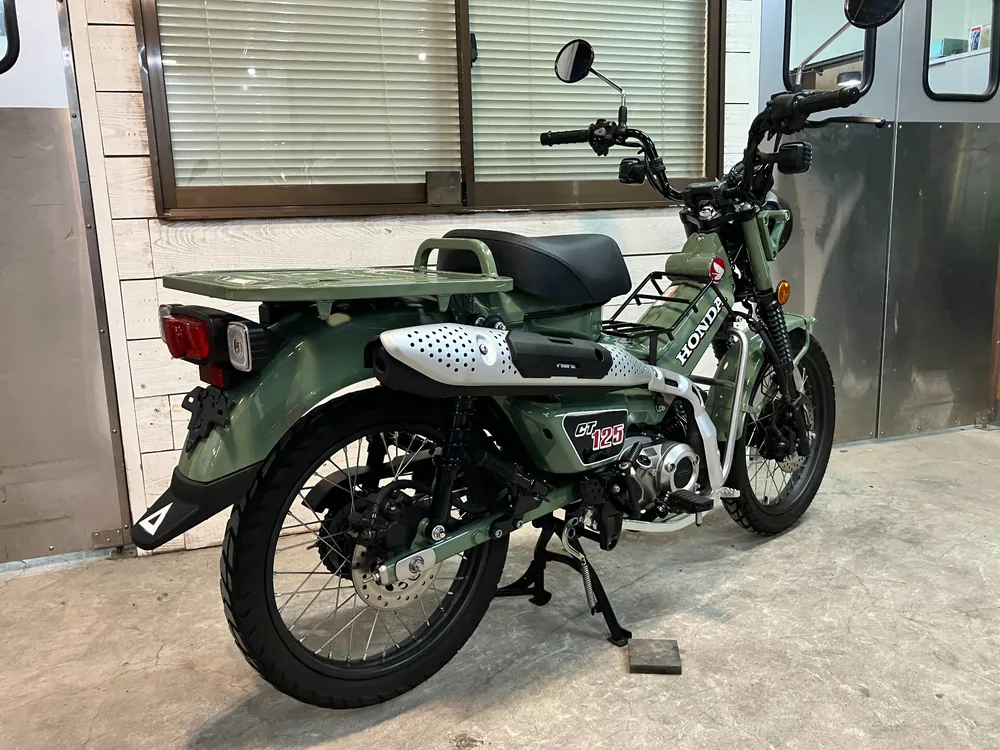 Honda CT125 Hunter Cub, зелёный, фото 6