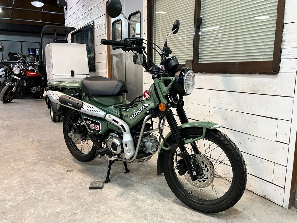 Honda CT125 Hunter Cub, зелёный, фото 7