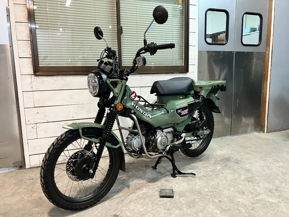 Honda CT125 Hunter Cub, зелёный, фото 8