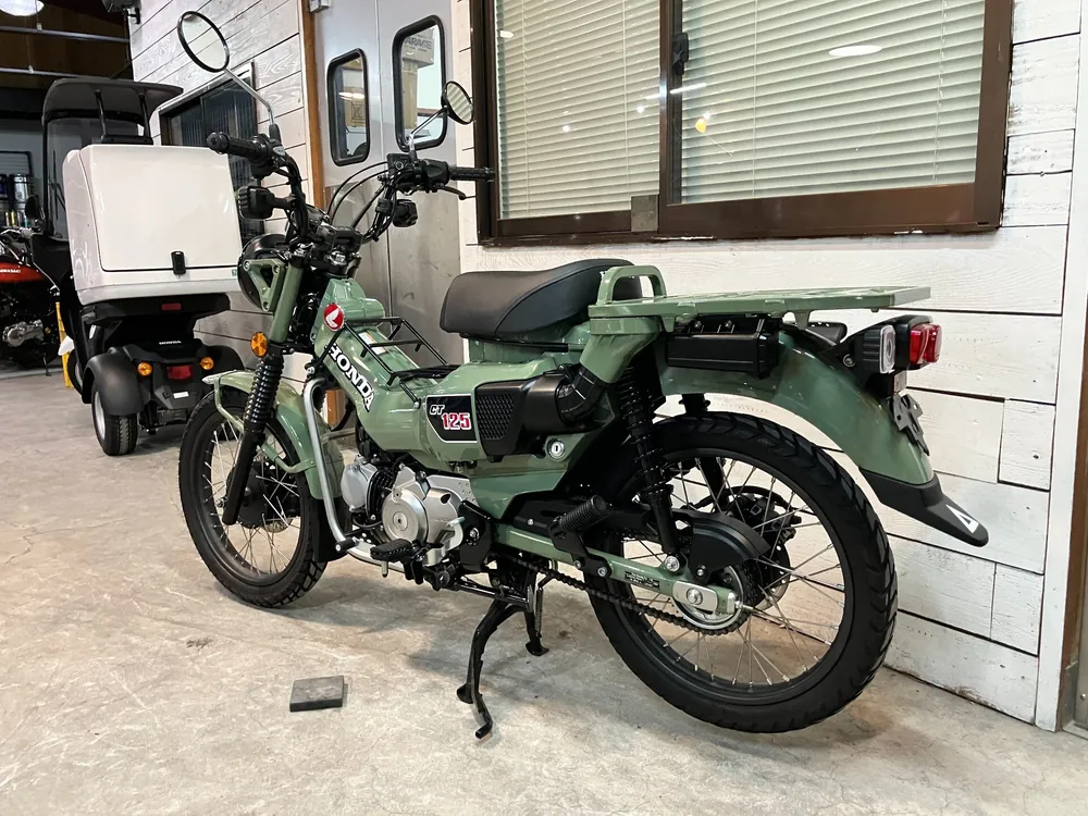 Honda CT125 Hunter Cub, зелёный, фото 9