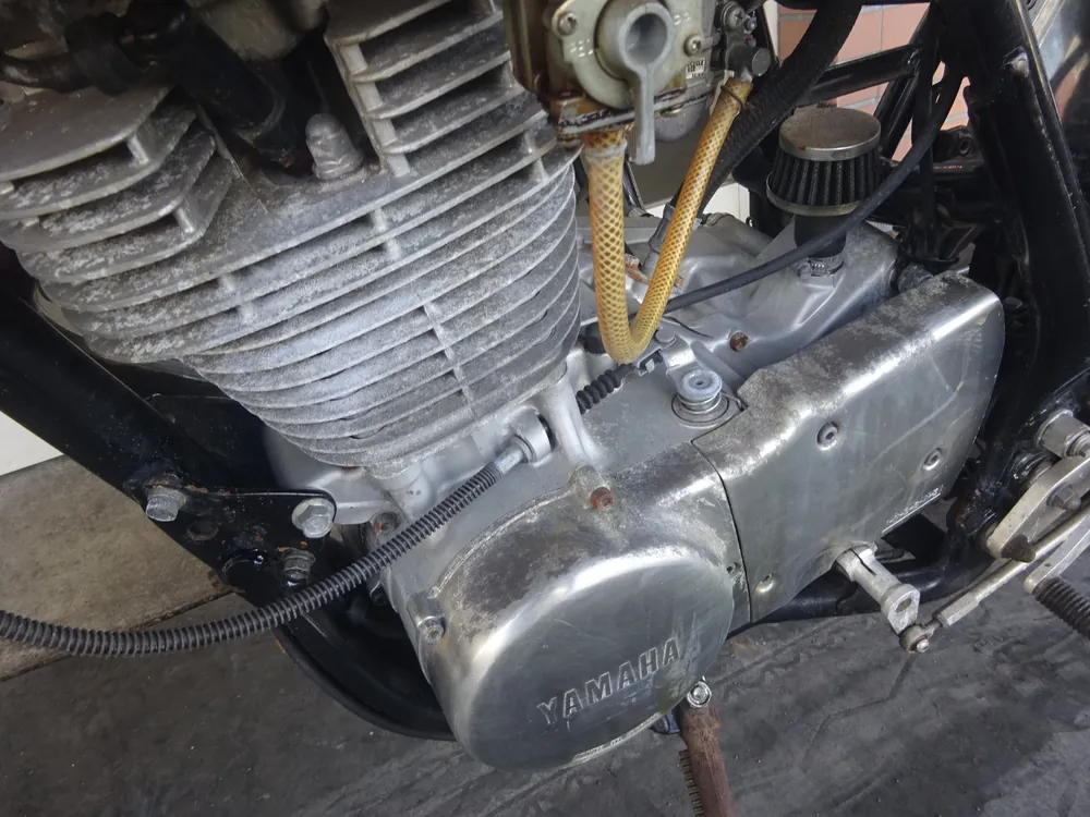 Yamaha SR400, aluminium, фото 11