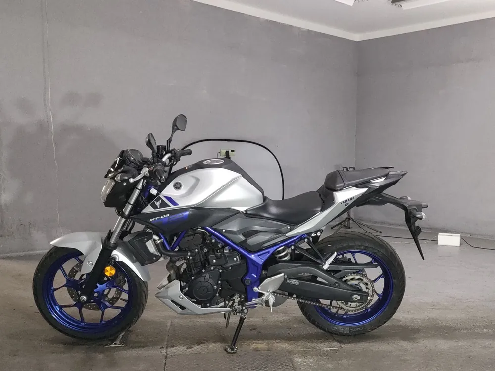 Yamaha MT-03 2016, серебристый, фото 2