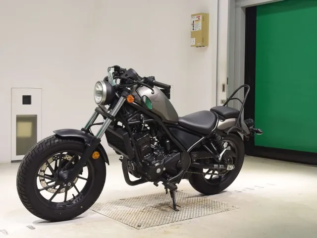 Honda Rebel 250, matt gun, фото 4