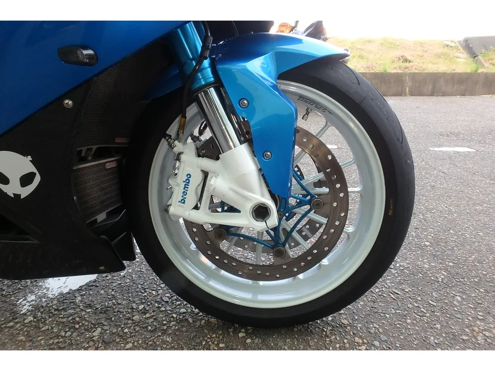 BMW S1000Rr 2012, белый, синий, фото 4