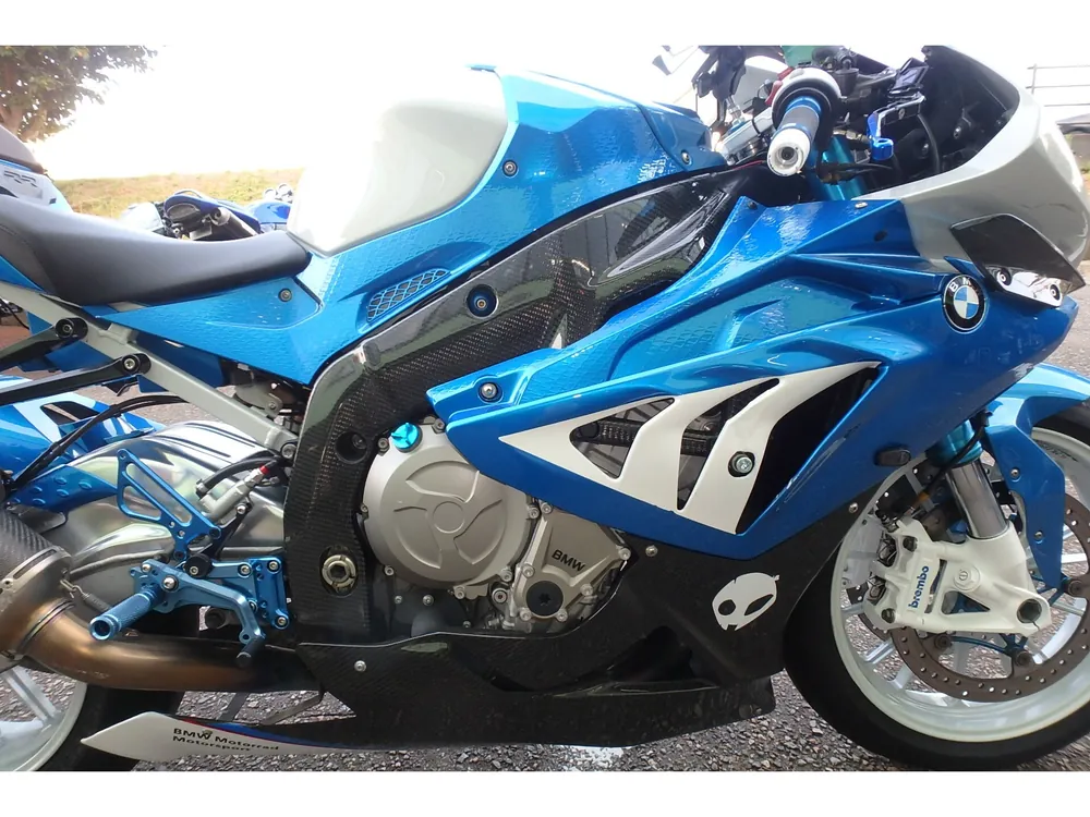 BMW S1000Rr 2012, белый, синий, фото 5