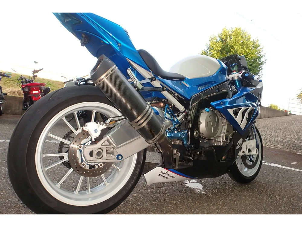 BMW S1000Rr 2012, белый, синий, фото 7