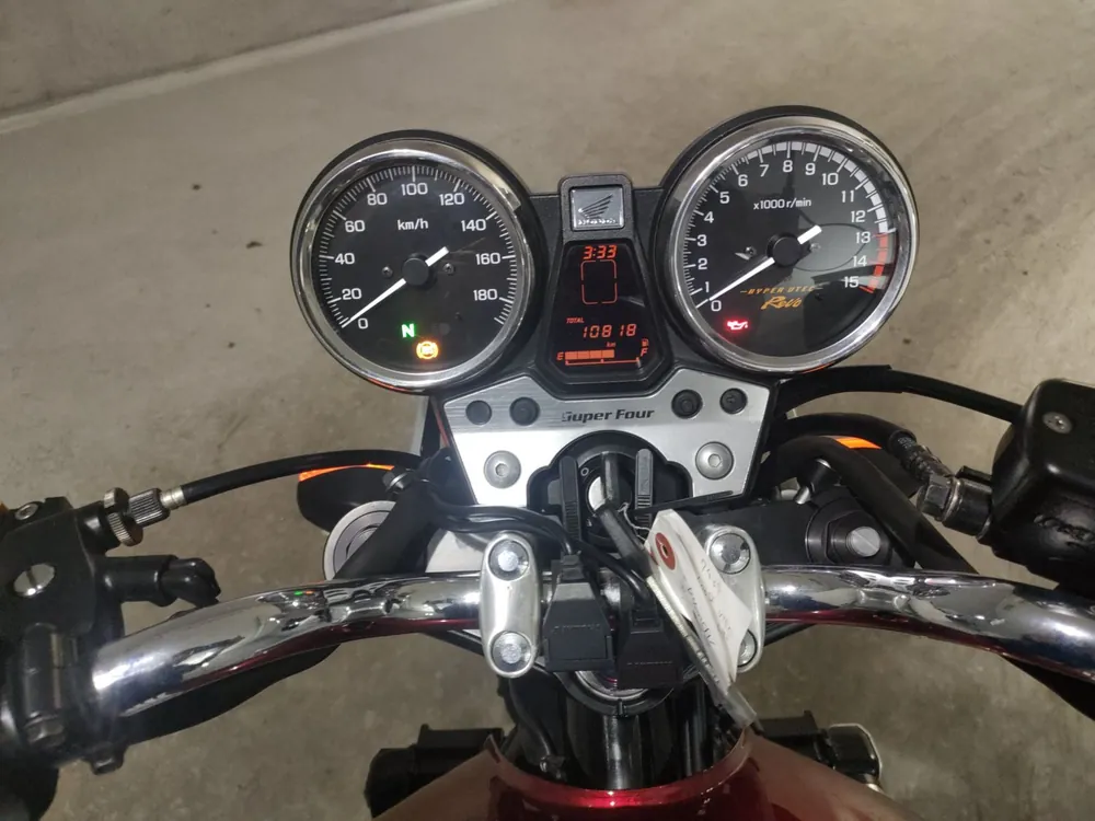 Honda CB400SB 2019, white / red, фото 5