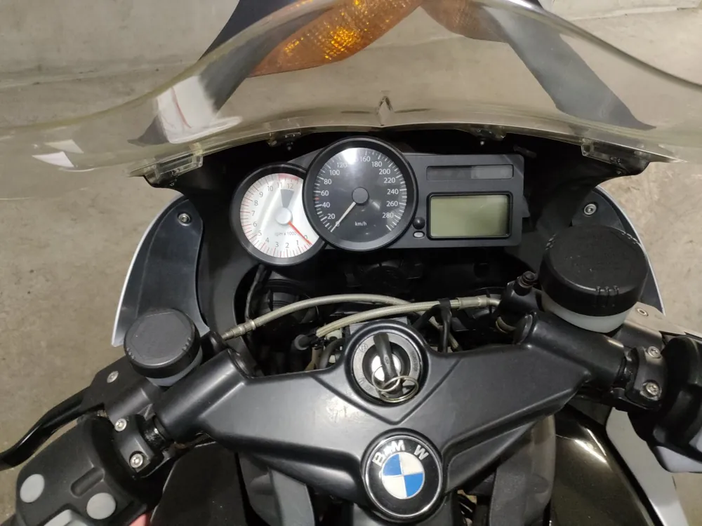 BMW K1200S 2008, silver / blue, фото 5