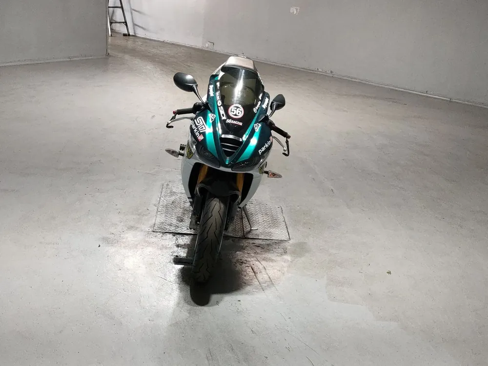 Triumph Daytona 675 R 2011, white/green, фото 3