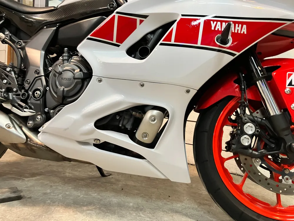 Yamaha YZF-R7 2023, white / red, фото 14
