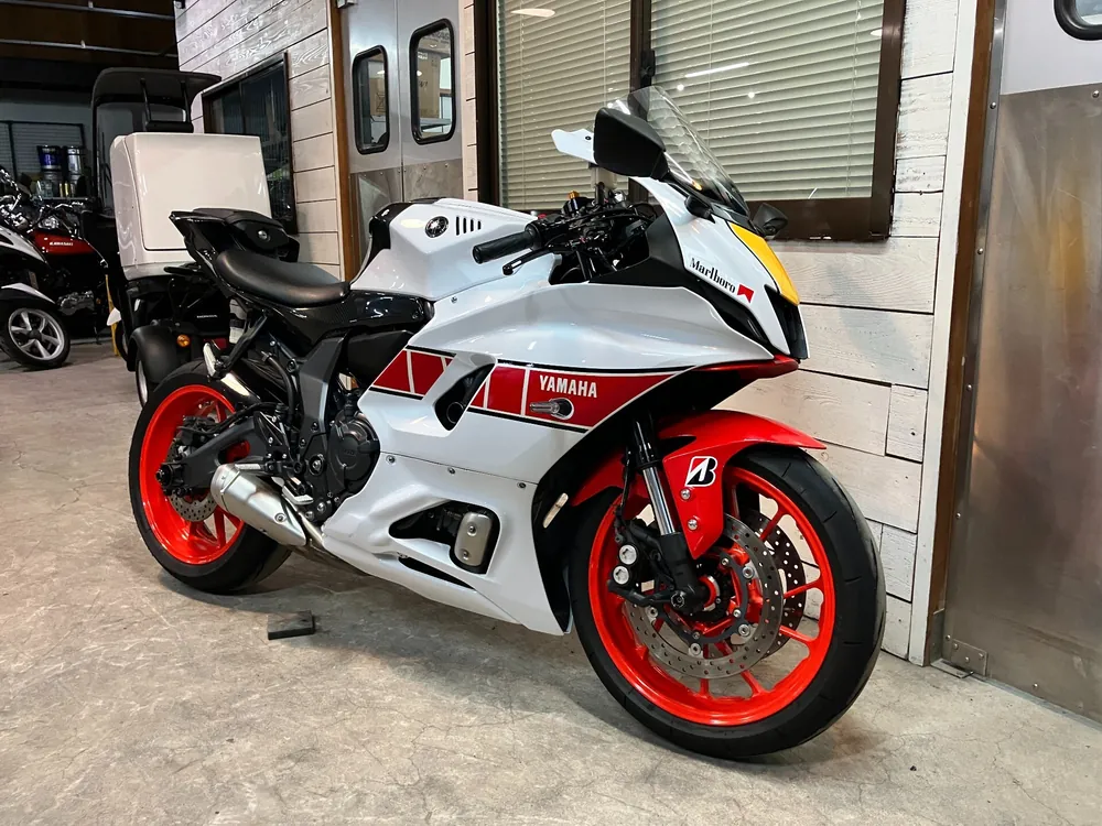 Yamaha YZF-R7 2023, white / red, фото 7