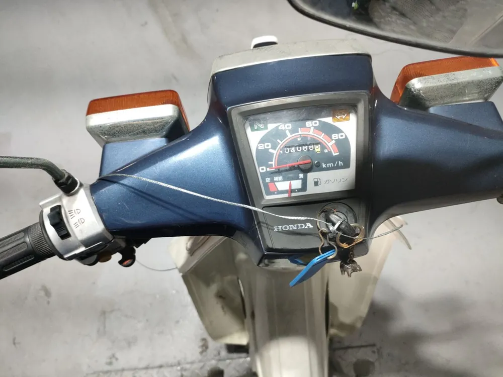 Honda Super Cub, синий, фото 5