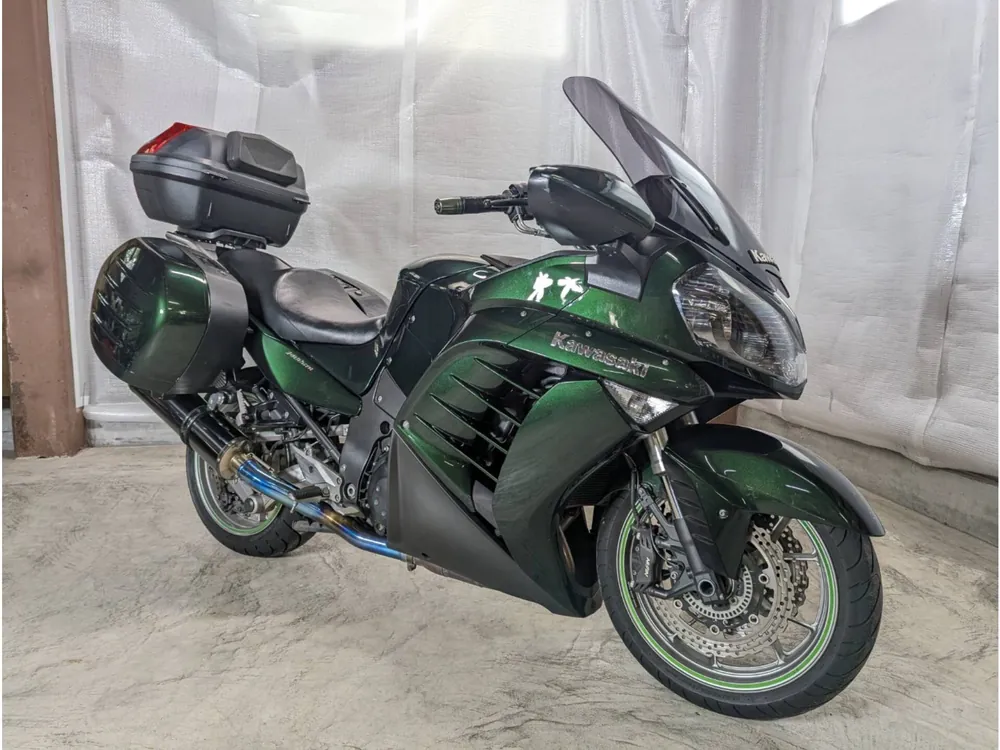Kawasaki 1400GTR 2011, зелёный, фото 4