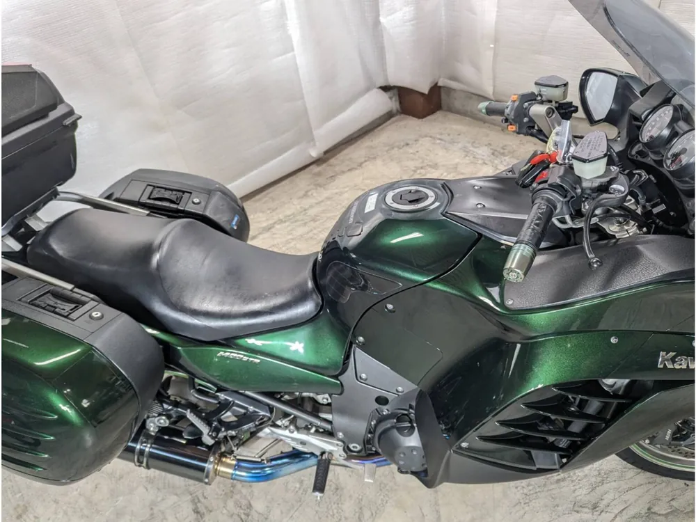 Kawasaki 1400GTR 2011, зелёный, фото 10