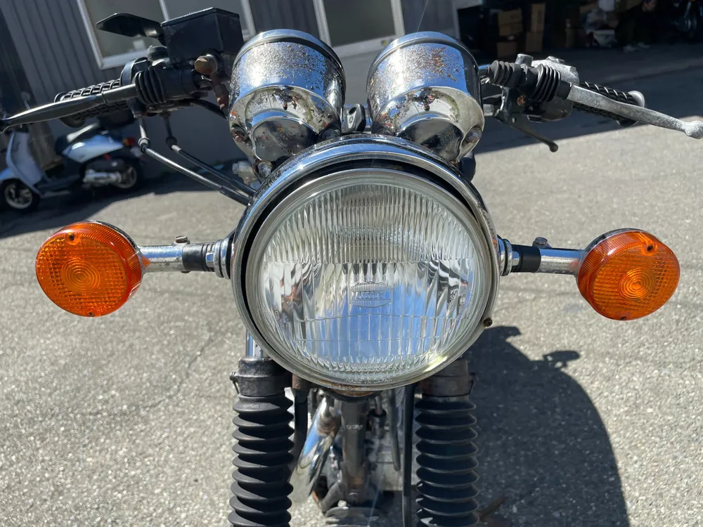 Yamaha SR400 2015, dark red wine, фото 11
