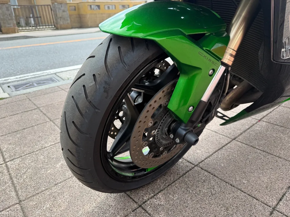 Kawasaki Ninja H2 SX 2018, чёрный, зелёный, фото 10