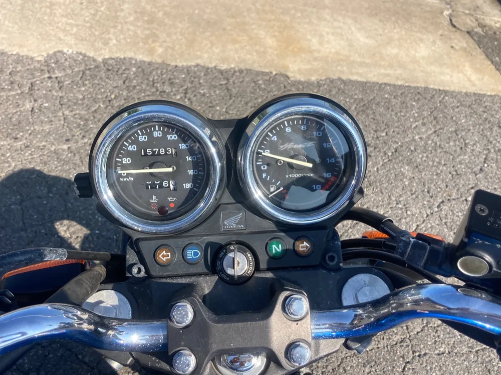 Honda Hornet 250, чёрный, синий, фото 5