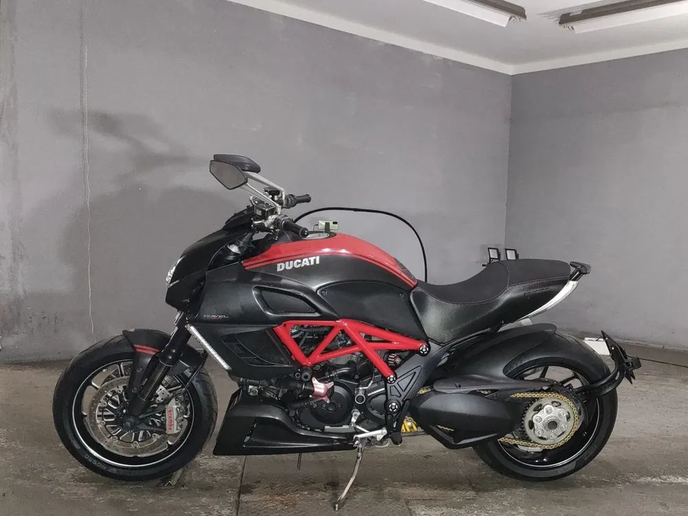 Ducati Diavel 2014, gray / red, фото 2