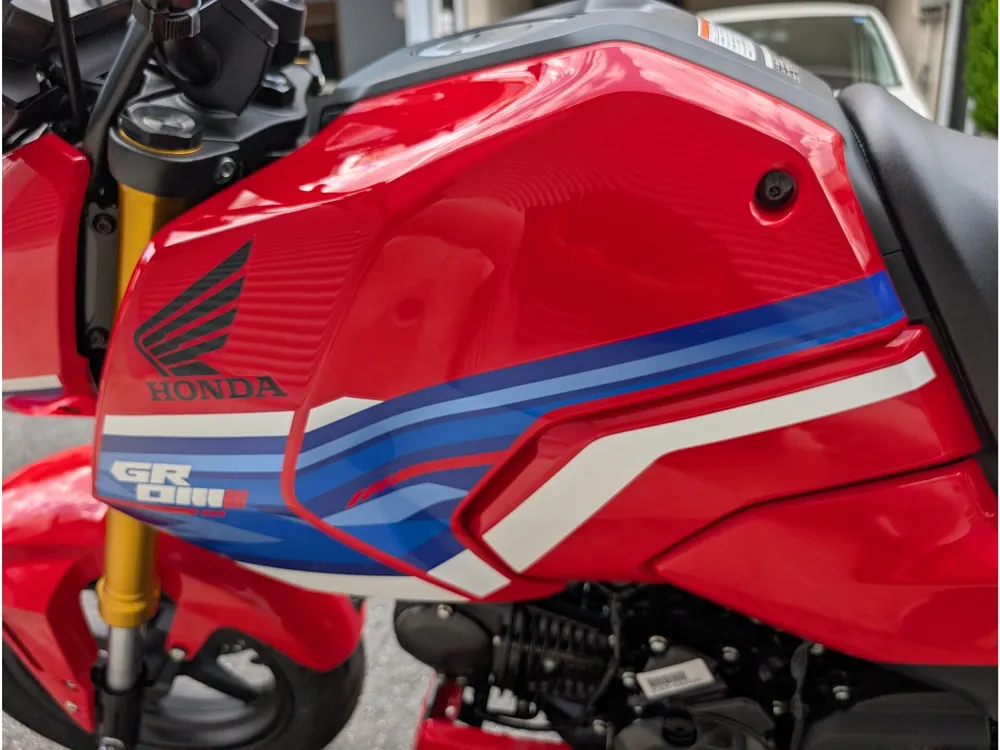 Honda Grom, красный, фото 4