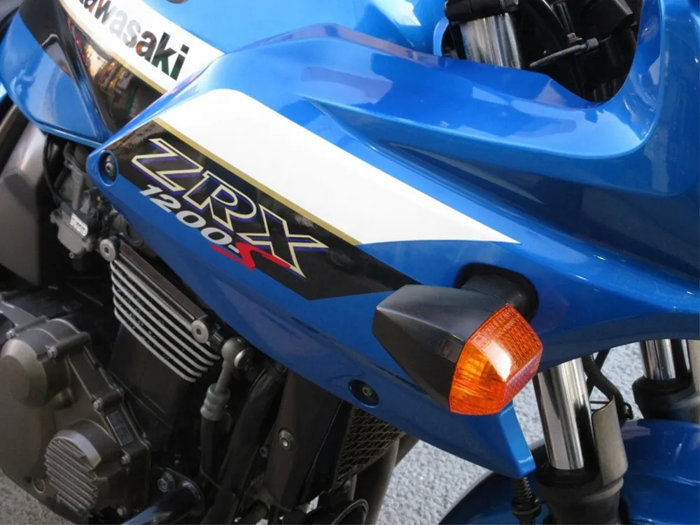 Kawasaki ZRX1200R 2001, blue / white, фото 6