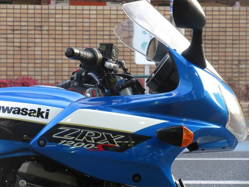 Kawasaki ZRX1200R 2001, blue / white, фото 8