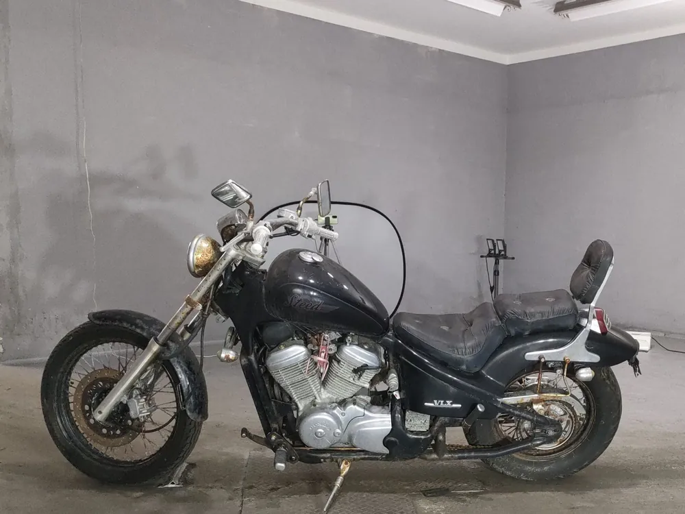 Honda Steed 400 1993, чёрный, фото 2