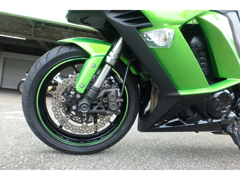 Kawasaki Ninja 1000 2011, black/green, фото 15