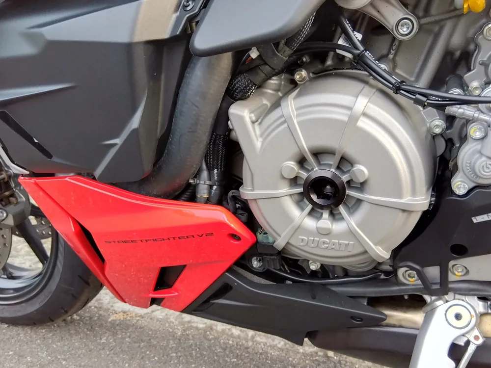 Ducati Street Fighter V2 2023, красный, фото 9
