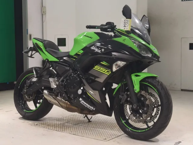 Kawasaki Ninja650A 2019, black | green, фото 3