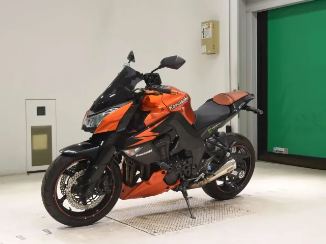 Kawasaki Z1000-4 2011, black | orange, фото 4