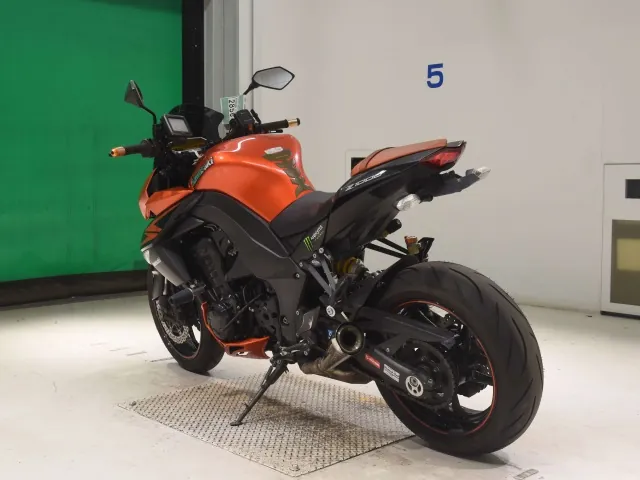 Kawasaki Z1000-4 2011, black | orange, фото 6