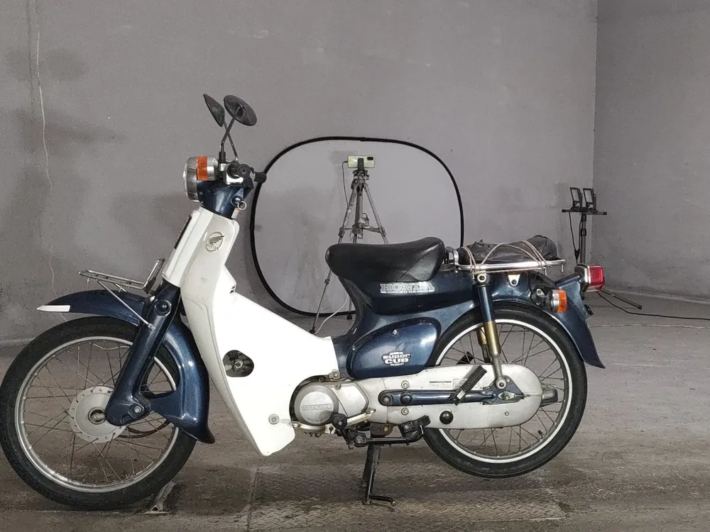 Honda Super Cub, синий, фото 2